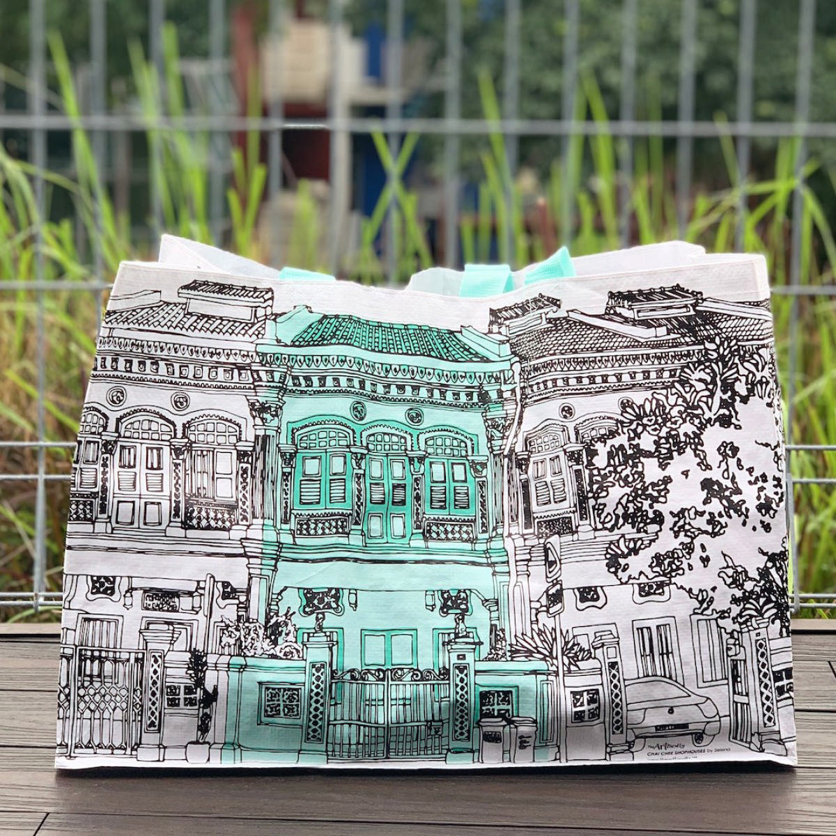 Large Shopping Bag - Peranakan Houses